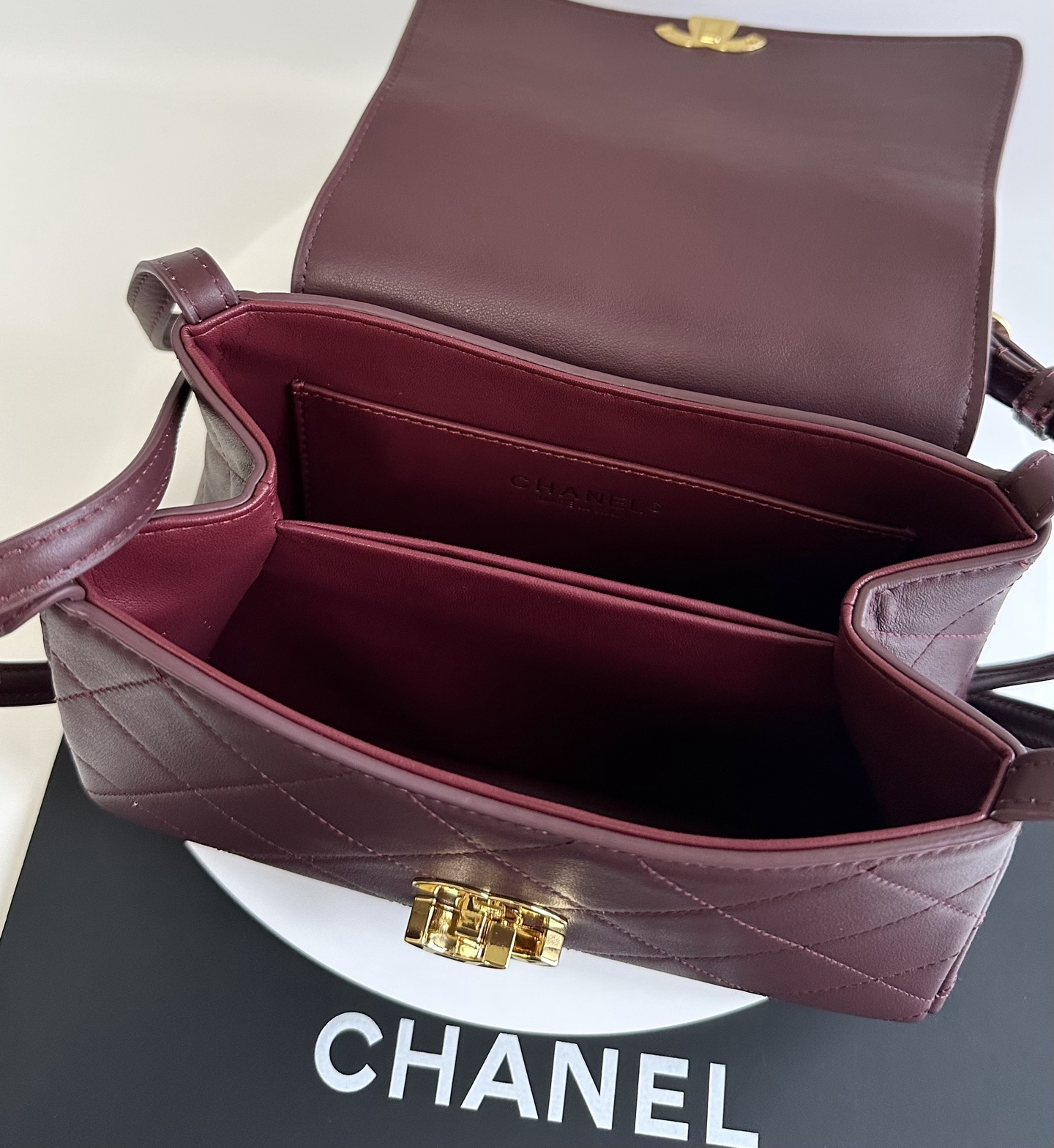 CHANEL Quilted Leather Shoulder Bag