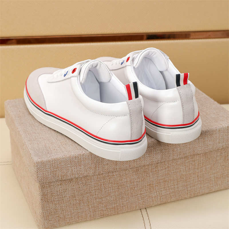 Thom Browne Leather Sneakers White with Tricolor Stripe Detail, Size 38-44 10 i1742194559701 1061 0 8