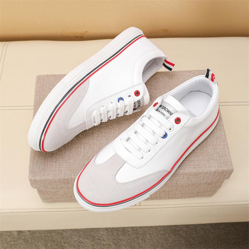 Thom Browne Leather Sneakers White with Tricolor Stripe Detail, Size 38-44 5 i1742194559701 308 0 3