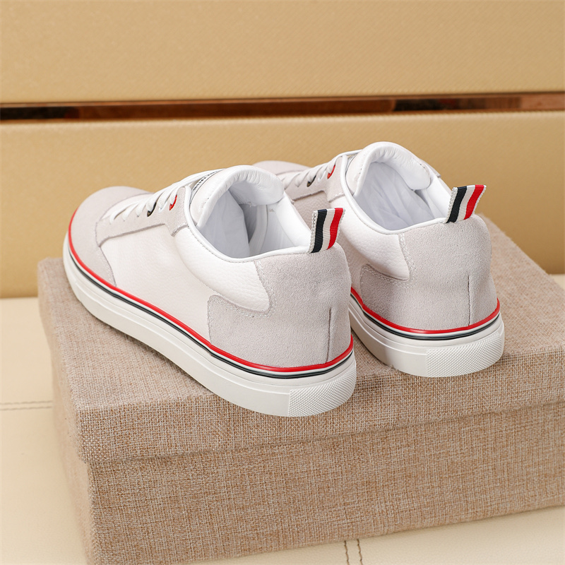 Thom Browne White Leather Sneakers with Signature Stripe Detail - Size 38-44 7 i1742195064765 105 0 5