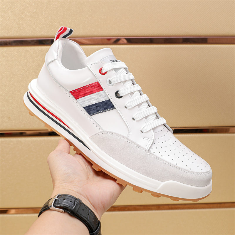 Thom Browne Leather Sneakers with Signature Stripe Detail - Size 38-44 9 i1742195598826 1111 0 7