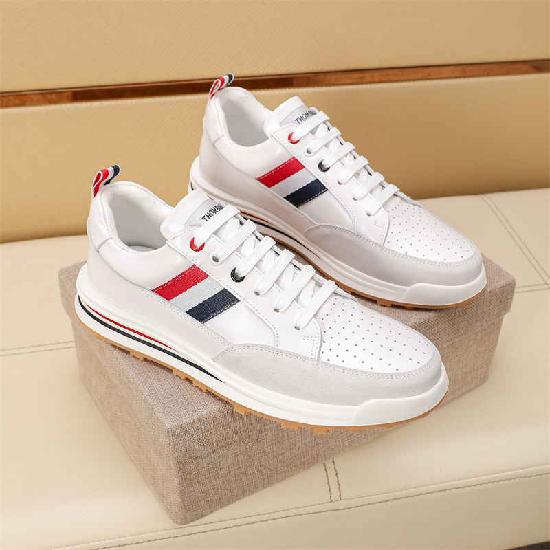Thom Browne Leather Sneakers with Signature Stripe Detail - Size 38-44 3 i1742195598827 6779 0 1