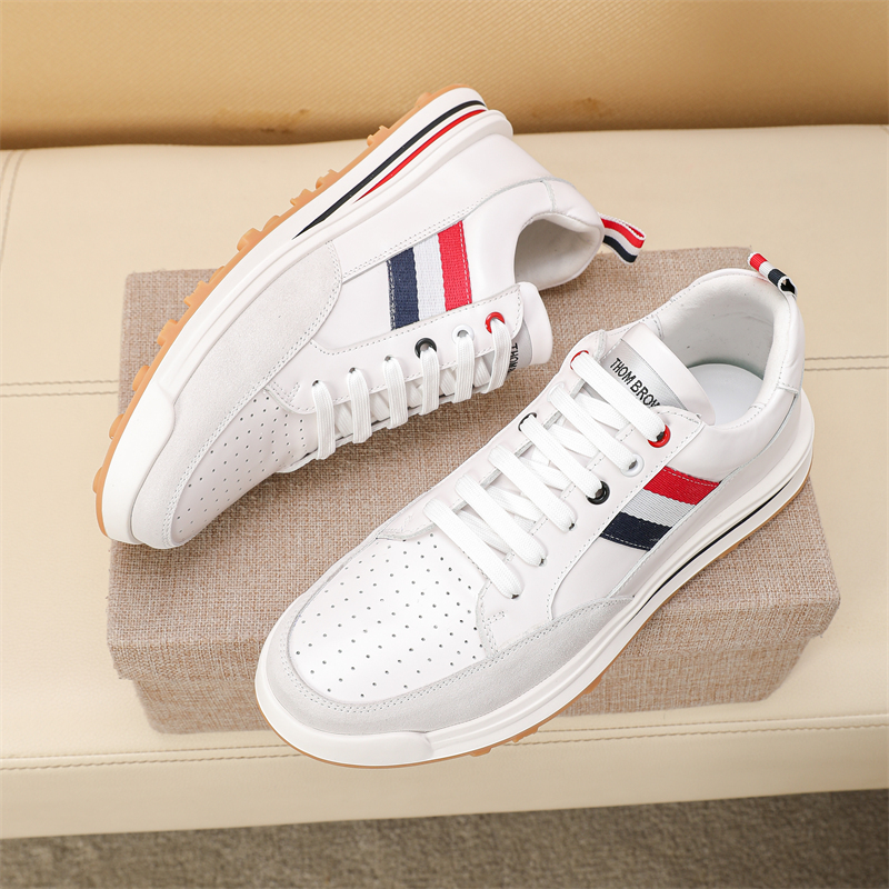 Thom Browne Leather Sneakers with Signature Stripe Detail - Size 38-44 2 i1742195599522 299 0 0