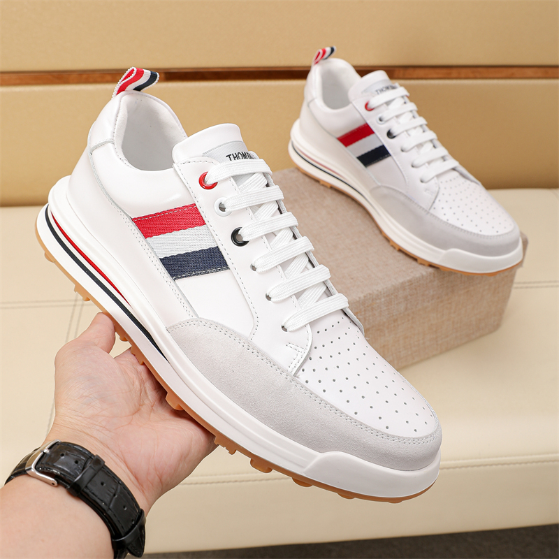 Thom Browne Leather Sneakers with Signature Stripe Detail - Size 38-44 4 i1742195599531 2976 0 2