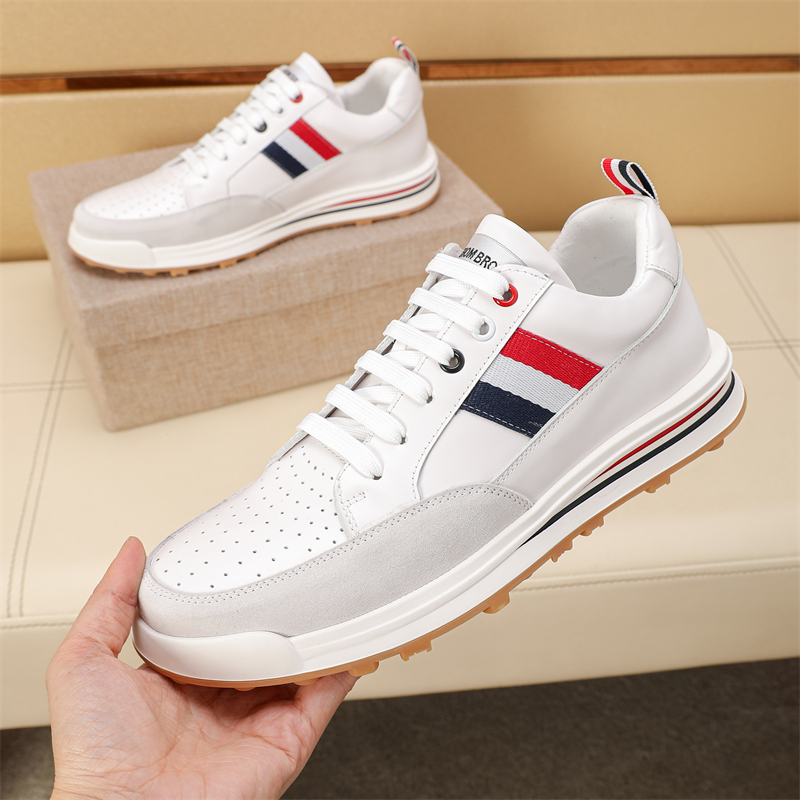 Thom Browne Leather Sneakers with Signature Stripe Detail - Size 38-44 8 i1742195599537 6051 0 6