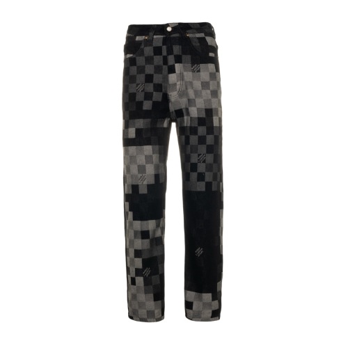 Louis Vuitton x Pharrell Mosaic Checkboard Jeans - Limited Edition Denim 1 Louis Vuitton x Pharrell Mosaic Checkboard Jeans - Limited Edition Denim