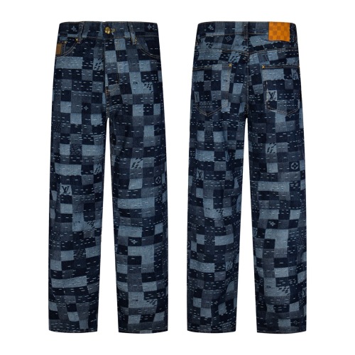 Louis Vuitton x Nigo Damier Patchwork Denim Pants - Fall/Winter 2025 Collection 22 Louis Vuitton x Nigo Damier Patchwork Denim Pants - Fall/Winter 2025 Collection