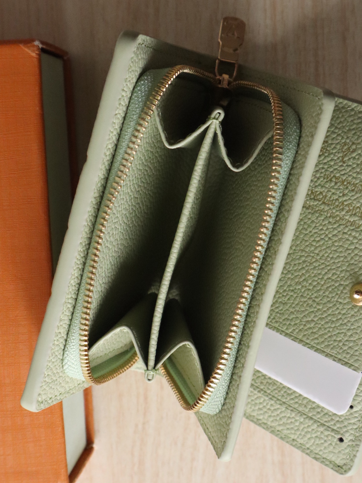 Louis Vuitton Cléa Wallet Monogram Empreinte Leather - Pistachio 9 i1743409316907 7147 0 8