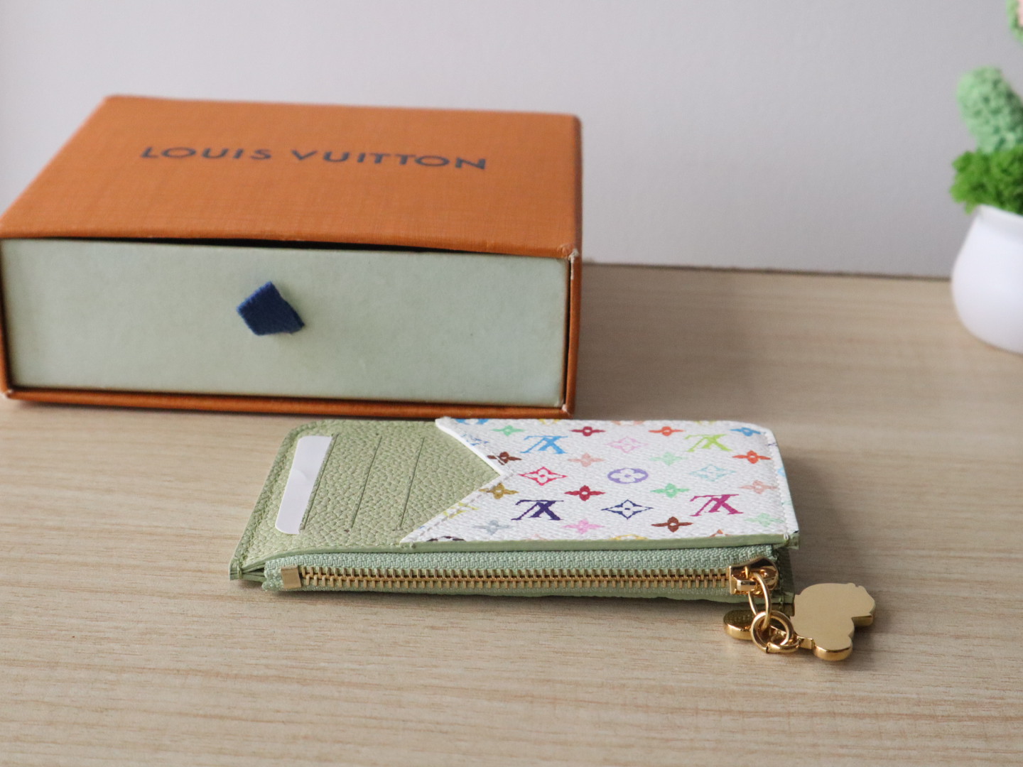 Louis Vuitton x Murakami Takashi Romy Card Holder - Monogram Empreinte Leather 4 i1743409481862 4070 0 3