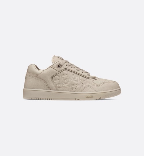 Dior B27 Low-Top Sneakers Beige Leather with Oblique Galaxy Detailing 1 Dior B27 Low-Top Sneakers Beige Leather with Oblique Galaxy Detailing