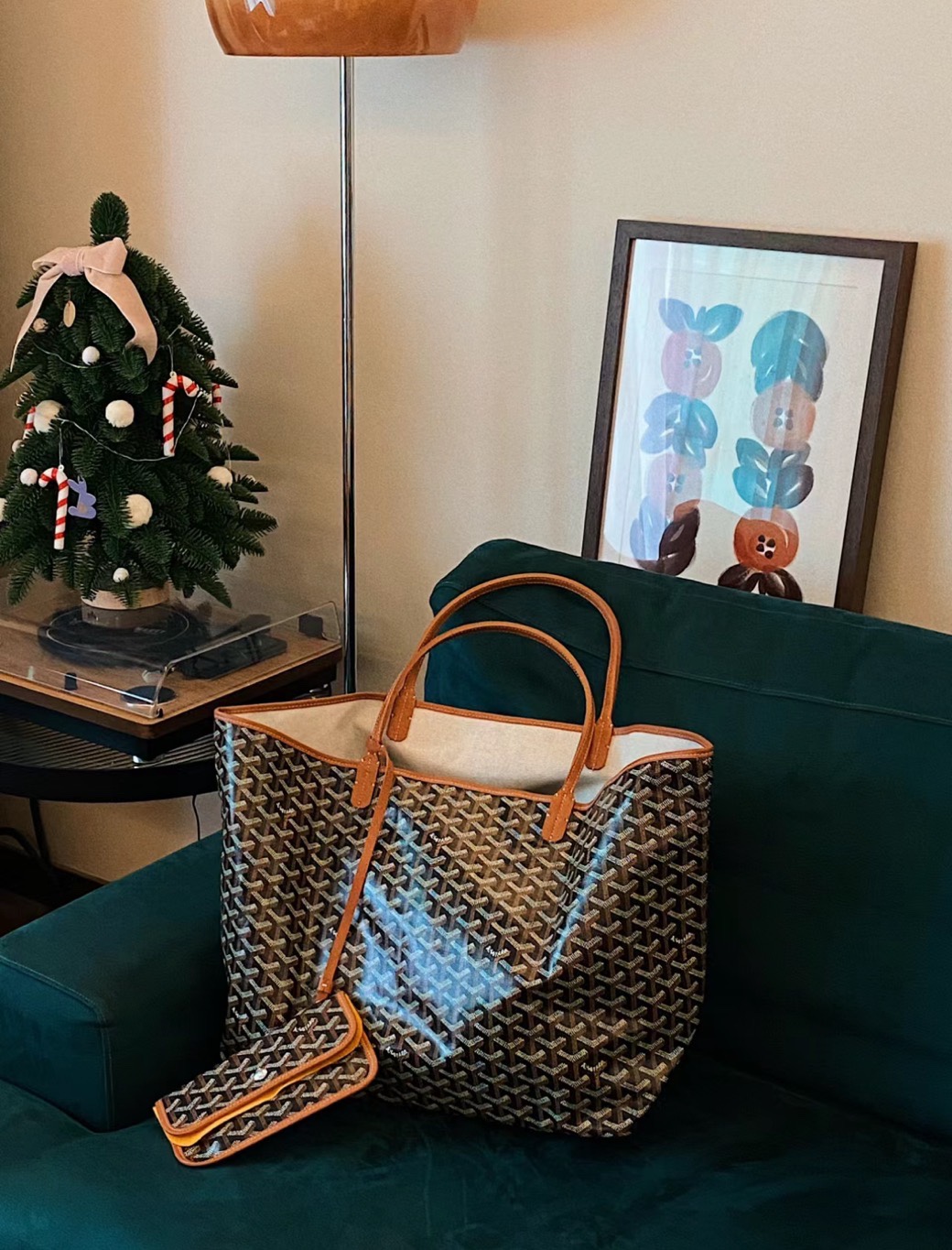 Goyard Red large everyday