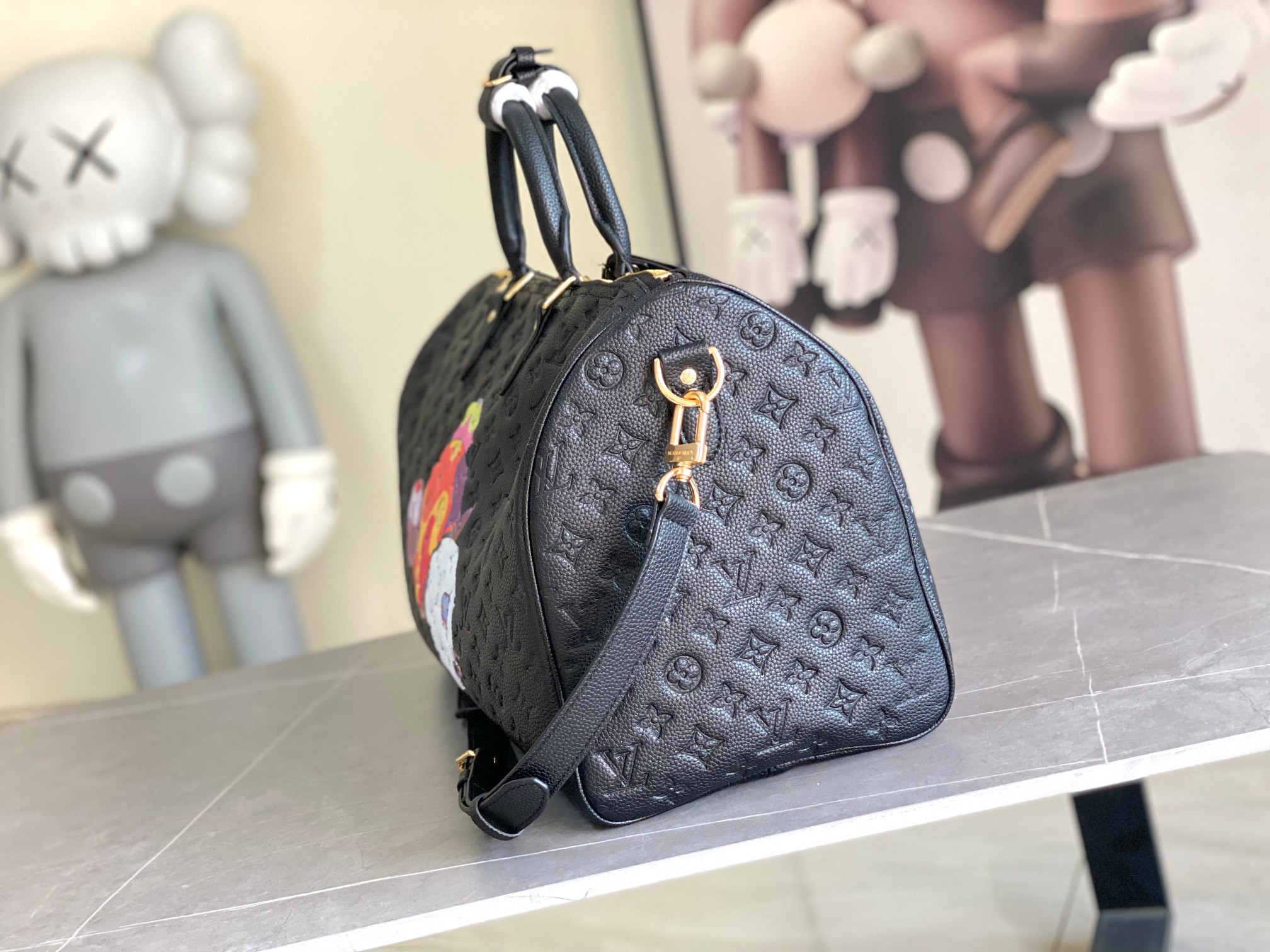 顶级原单M 13761 KEEPALL BANDOULIÈRE 45 旅行袋 本款 Keepall B