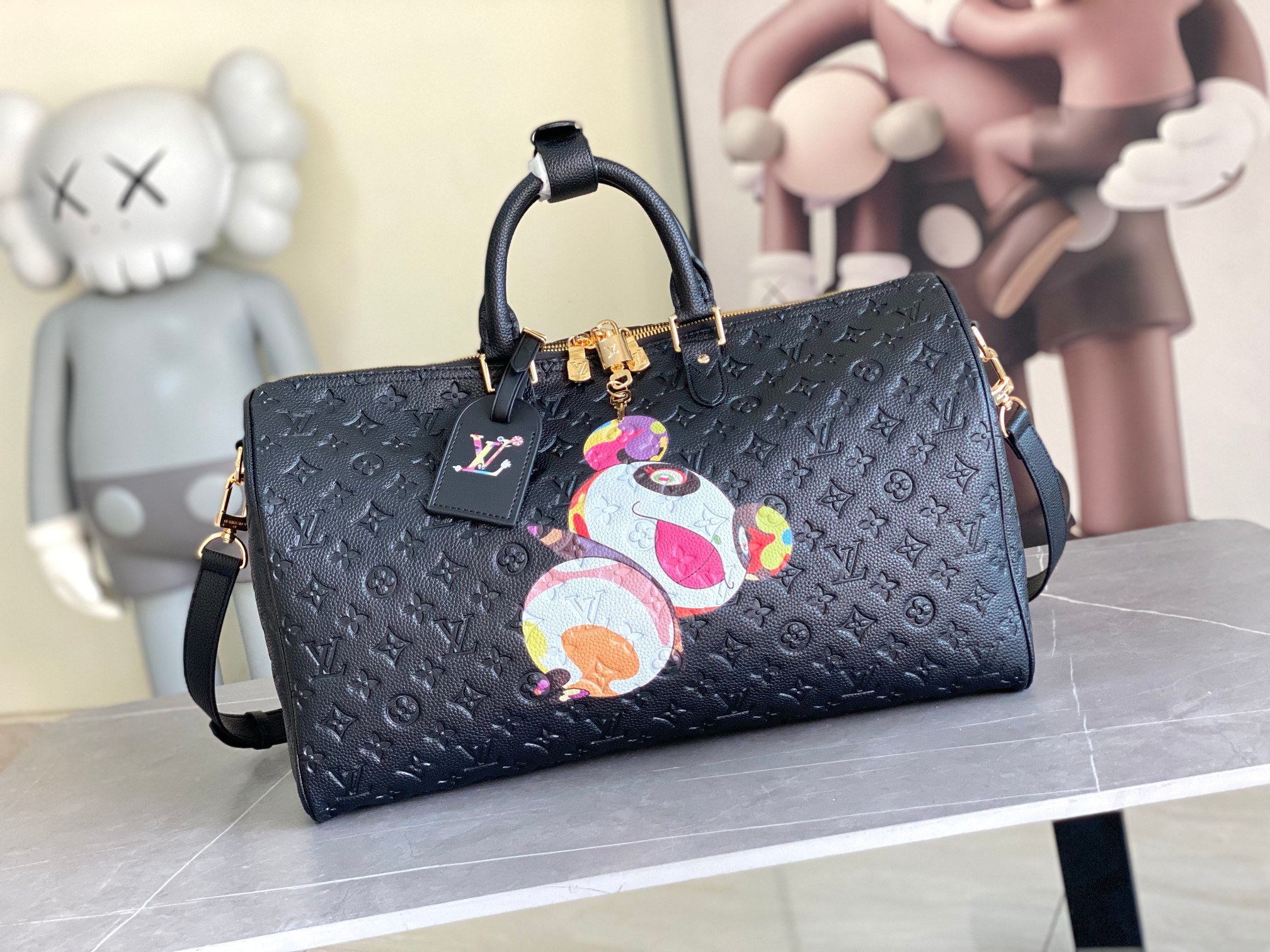  顶级原单M 13761 KEEPALL BANDOULIÈRE 45 旅行袋 本款 Keepall B