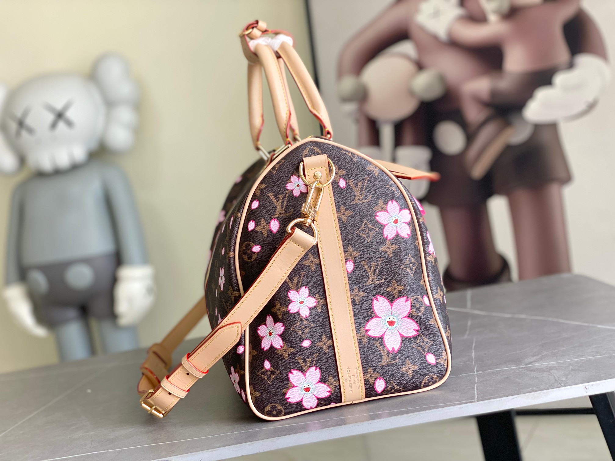  顶级原单M13752 KEEPALL BANDOULIÈRE 45 旅行袋 2021-22 秋冬秀场揭