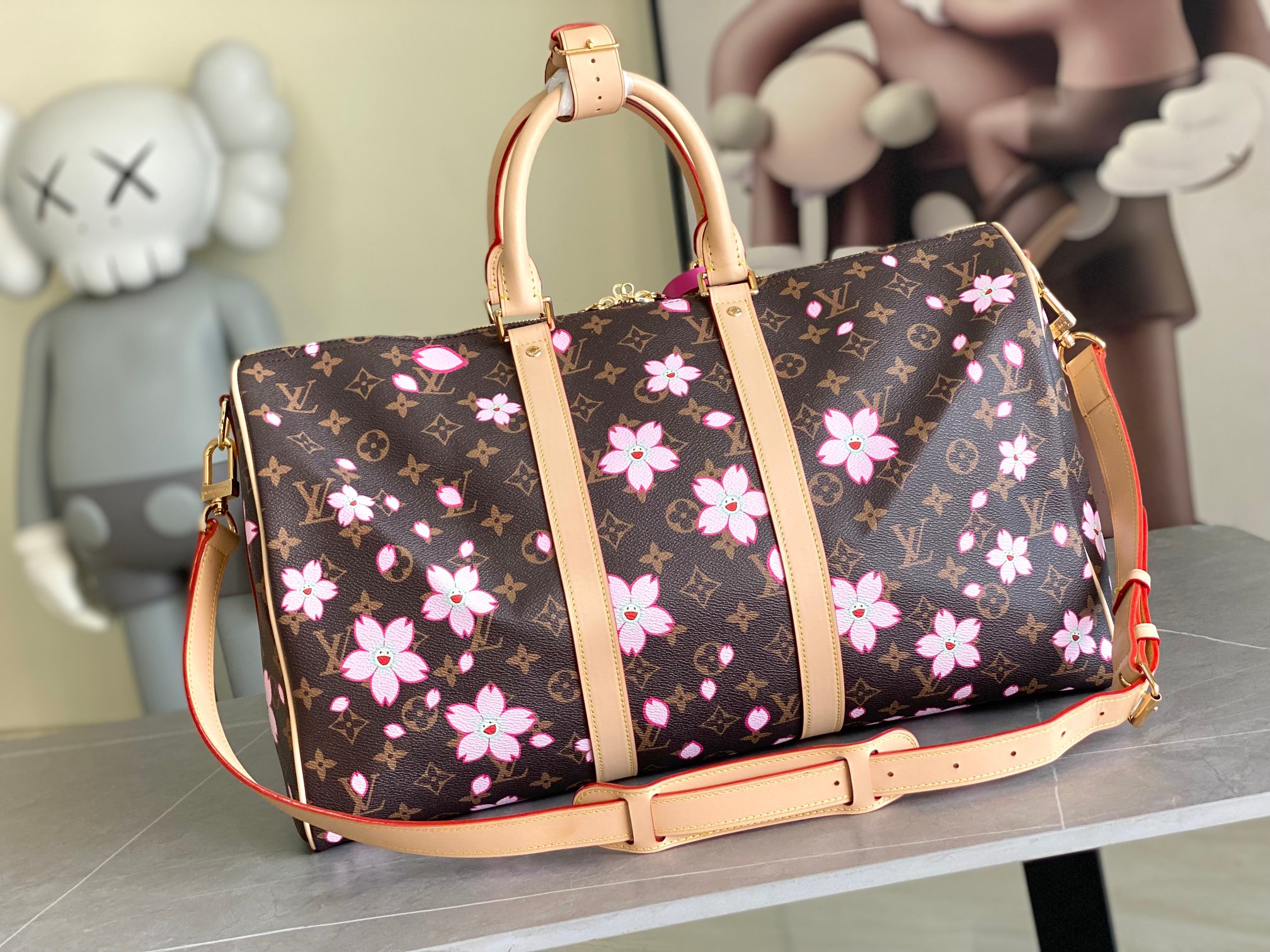  顶级原单M13752 KEEPALL BANDOULIÈRE 45 旅行袋 2021-22 秋冬秀场揭