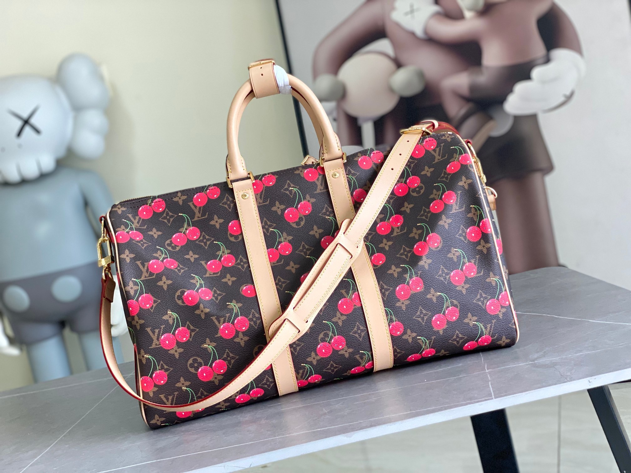 变码芯片 本款M13764 Keepall Bandouliere 45 旅行袋取材 Monogram