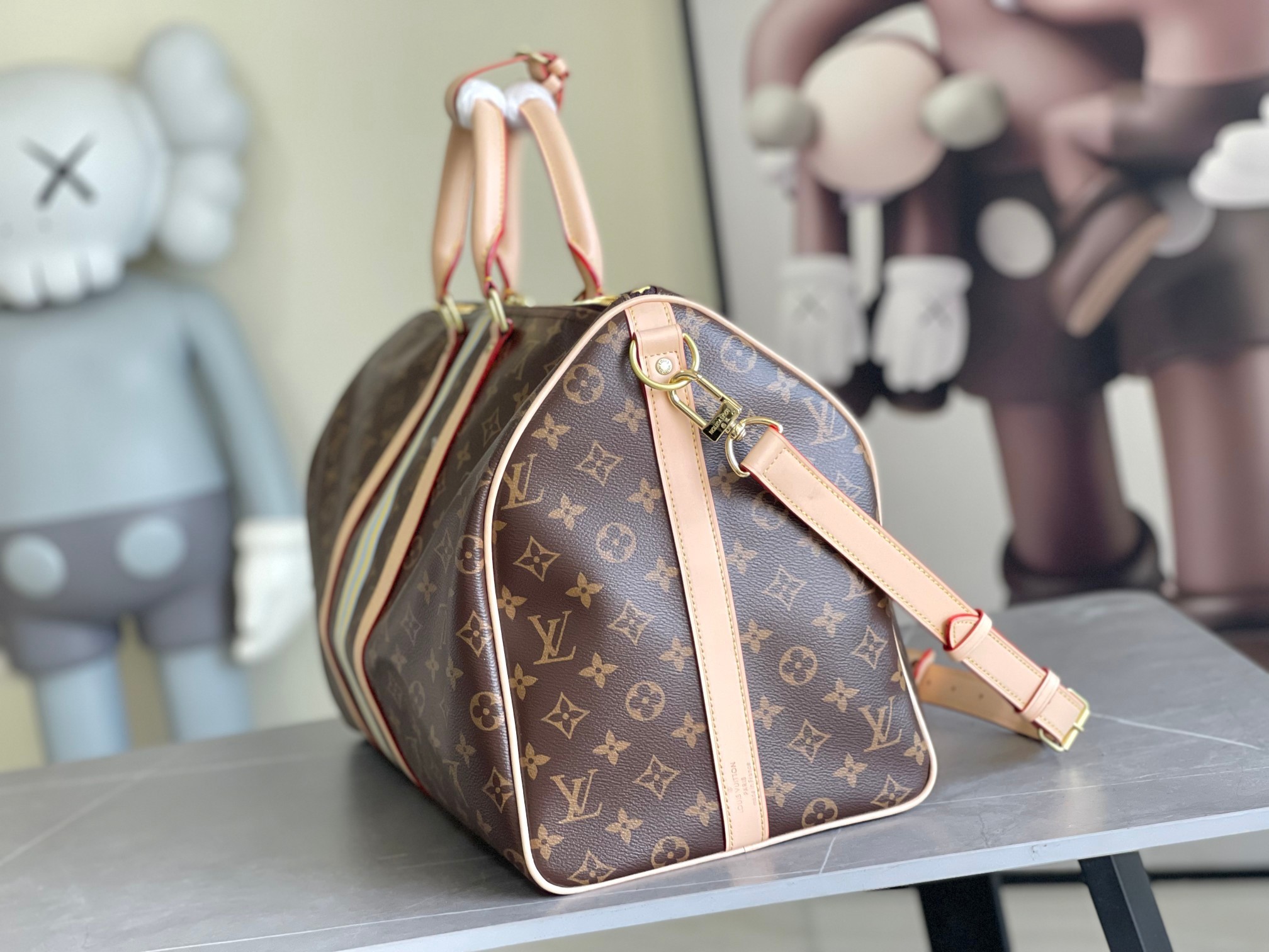 01945 顶级原单 本款 Keepall Bandoulière 50 旅行袋选用 Monogram