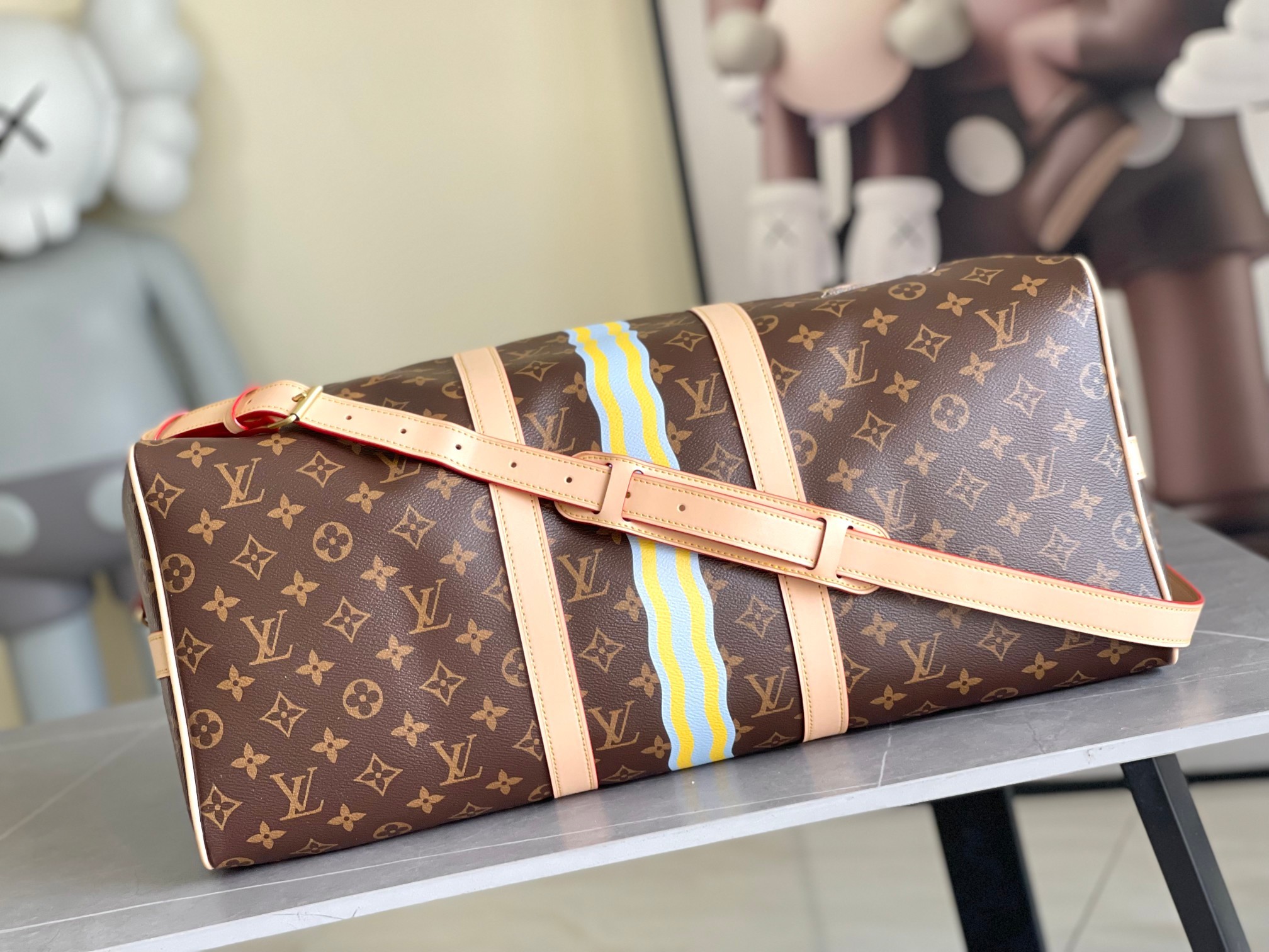 01945 顶级原单 本款 Keepall Bandoulière 50 旅行袋选用 Monogram