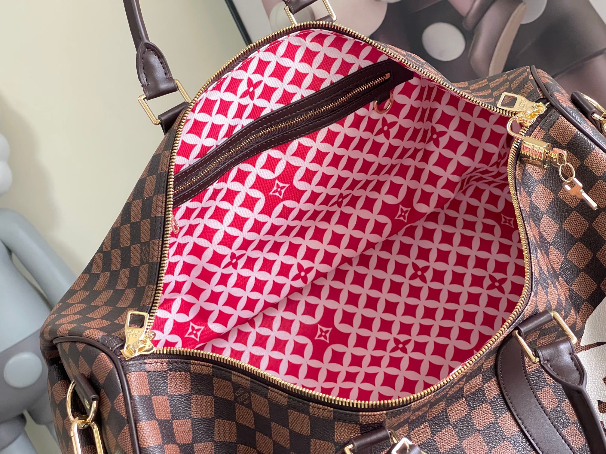 顶级原单m40799男包枕头包系列 KEEPALL 50 旅行袋 以细致粒面Taurillon Mono