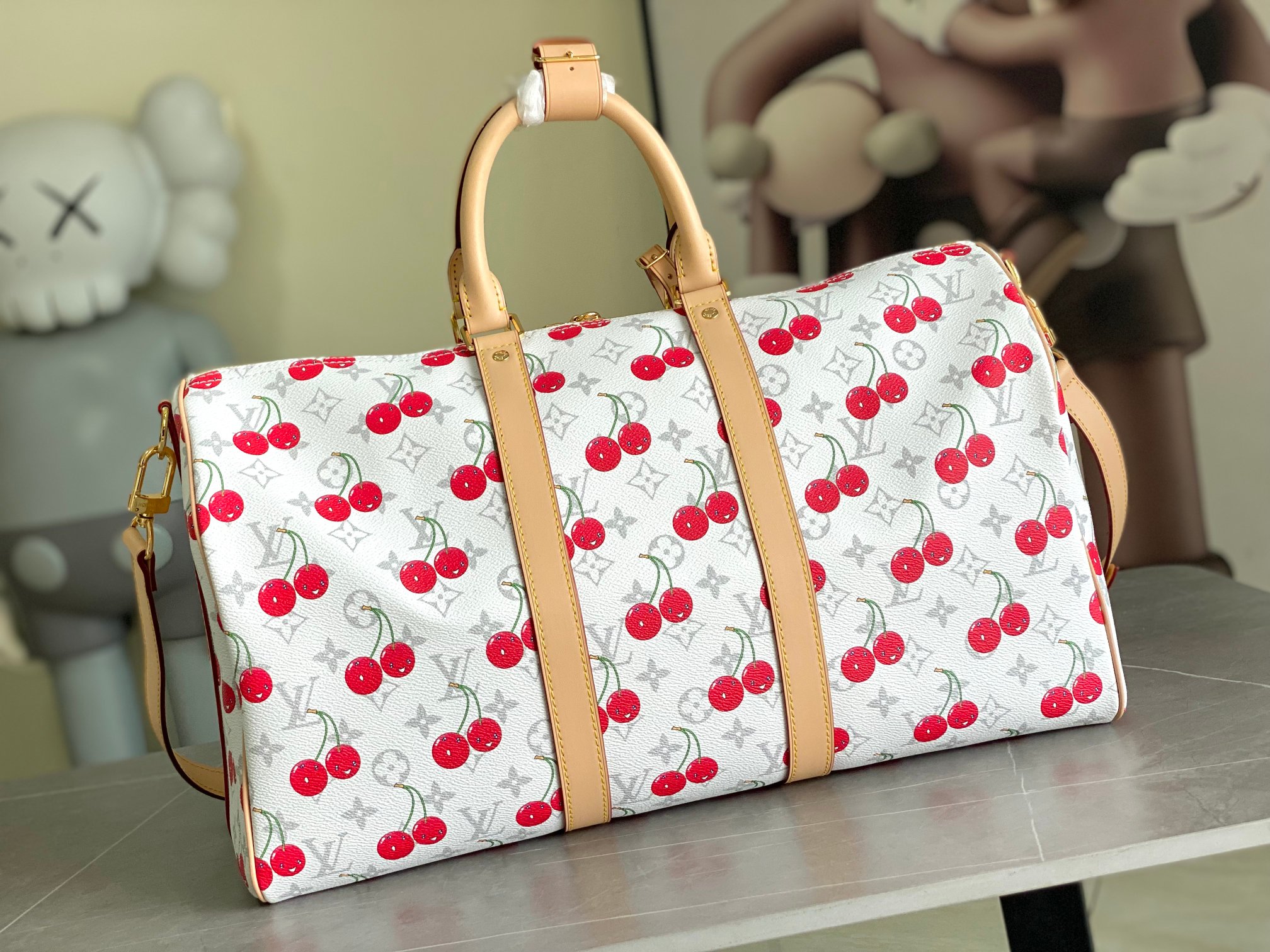 变码芯片 本款M13764 Keepall Bandouliere 45 旅行袋取材 Monogram 