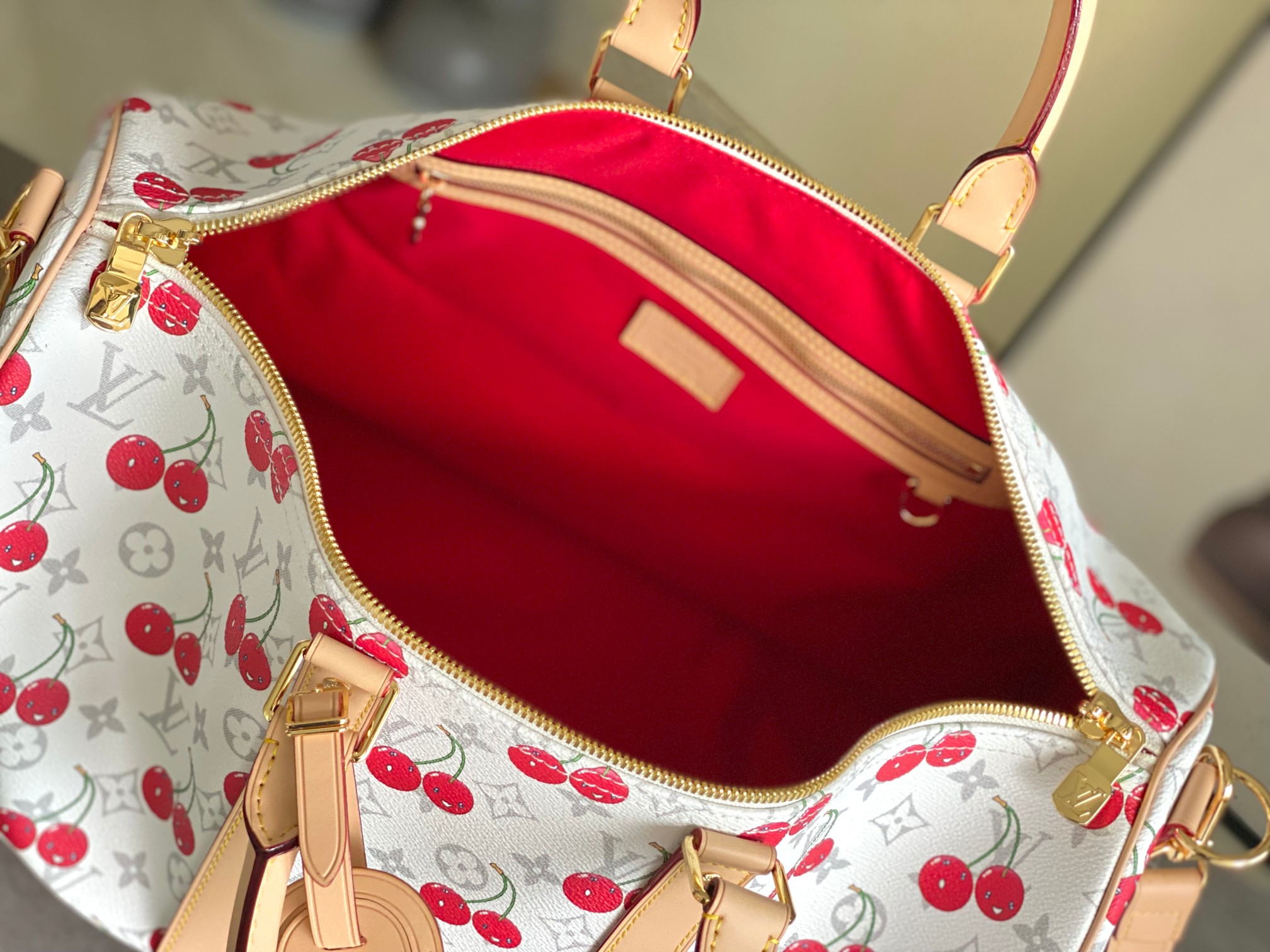 变码芯片 本款M13764 Keepall Bandouliere 45 旅行袋取材 Monogram 