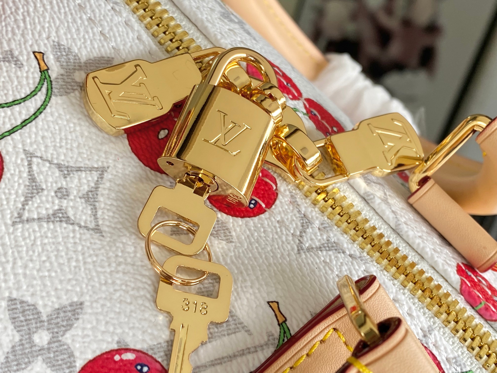变码芯片 本款M13764 Keepall Bandouliere 45 旅行袋取材 Monogram 