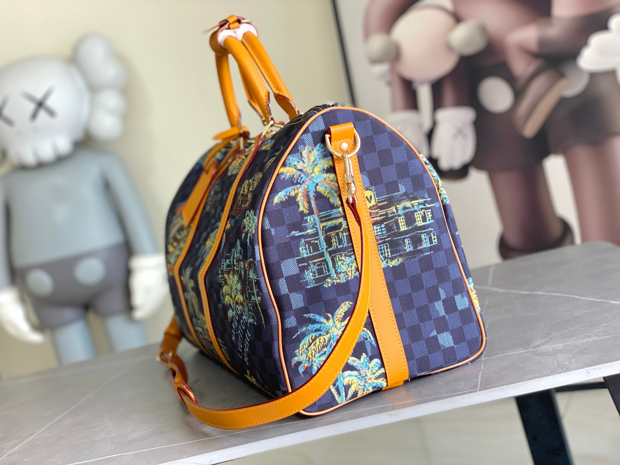 顶级原单✨m00227男包枕头包系列 KEEPALL 50 旅行袋 以细致粒面Taurillon Mon