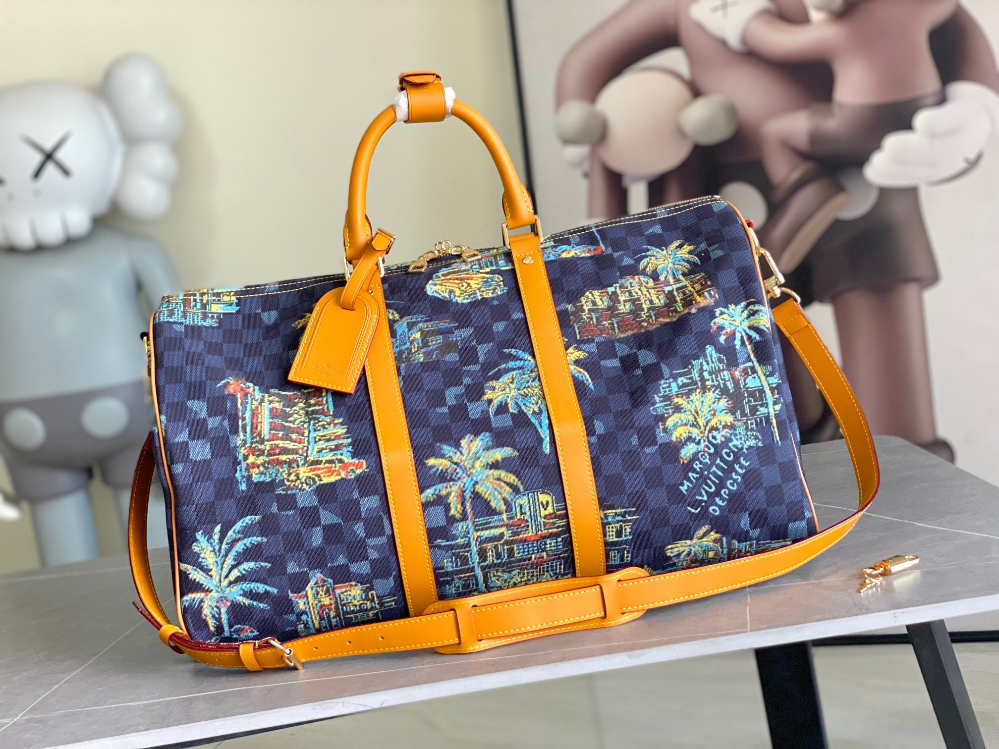 顶级原单✨m00227男包枕头包系列 KEEPALL 50 旅行袋 以细致粒面Taurillon Mon
