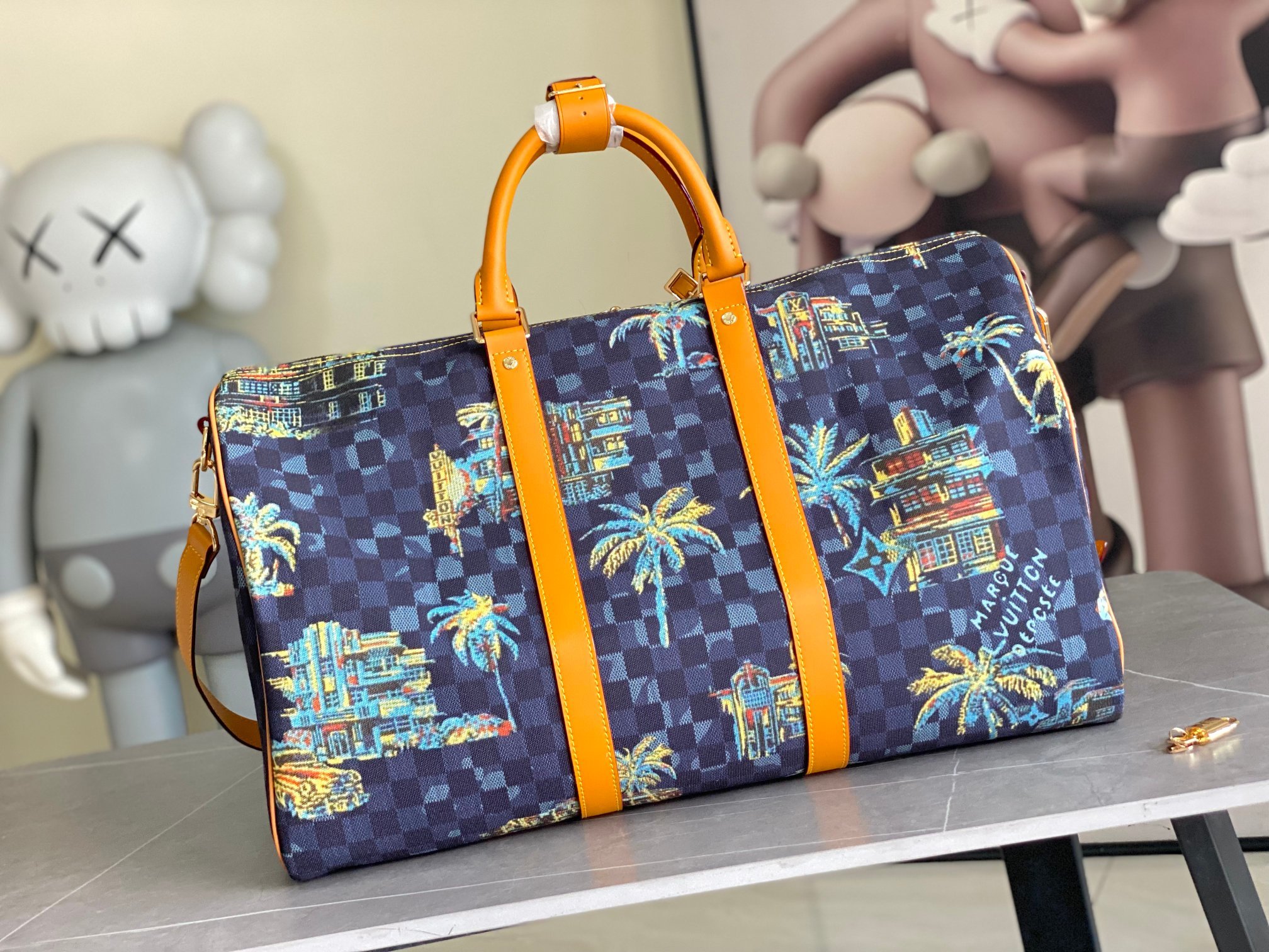 顶级原单✨m00227男包枕头包系列 KEEPALL 50 旅行袋 以细致粒面Taurillon Mon