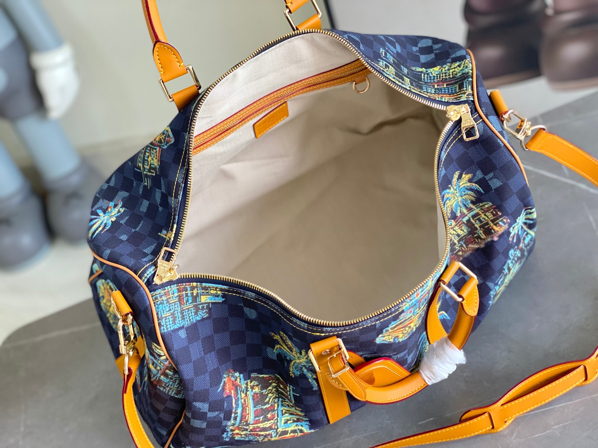 顶级原单✨m00227男包枕头包系列 KEEPALL 50 旅行袋 以细致粒面Taurillon Mon