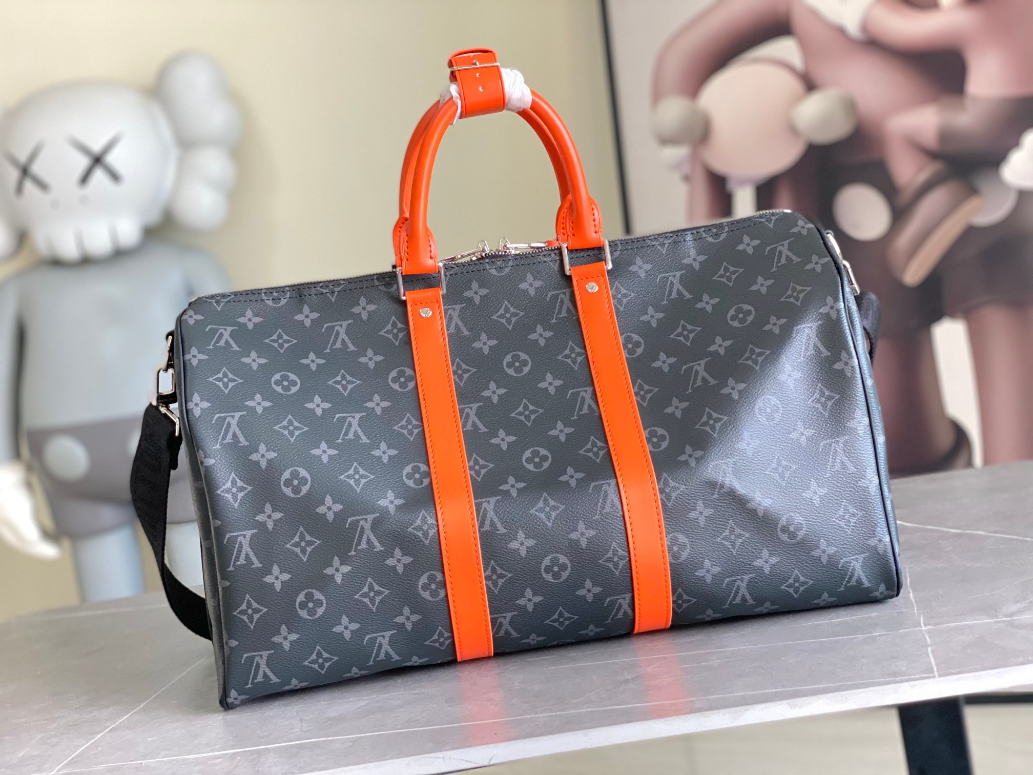 变码芯片 本款M15251 Keepall Bandouliere 45 旅行袋取材 Monogram