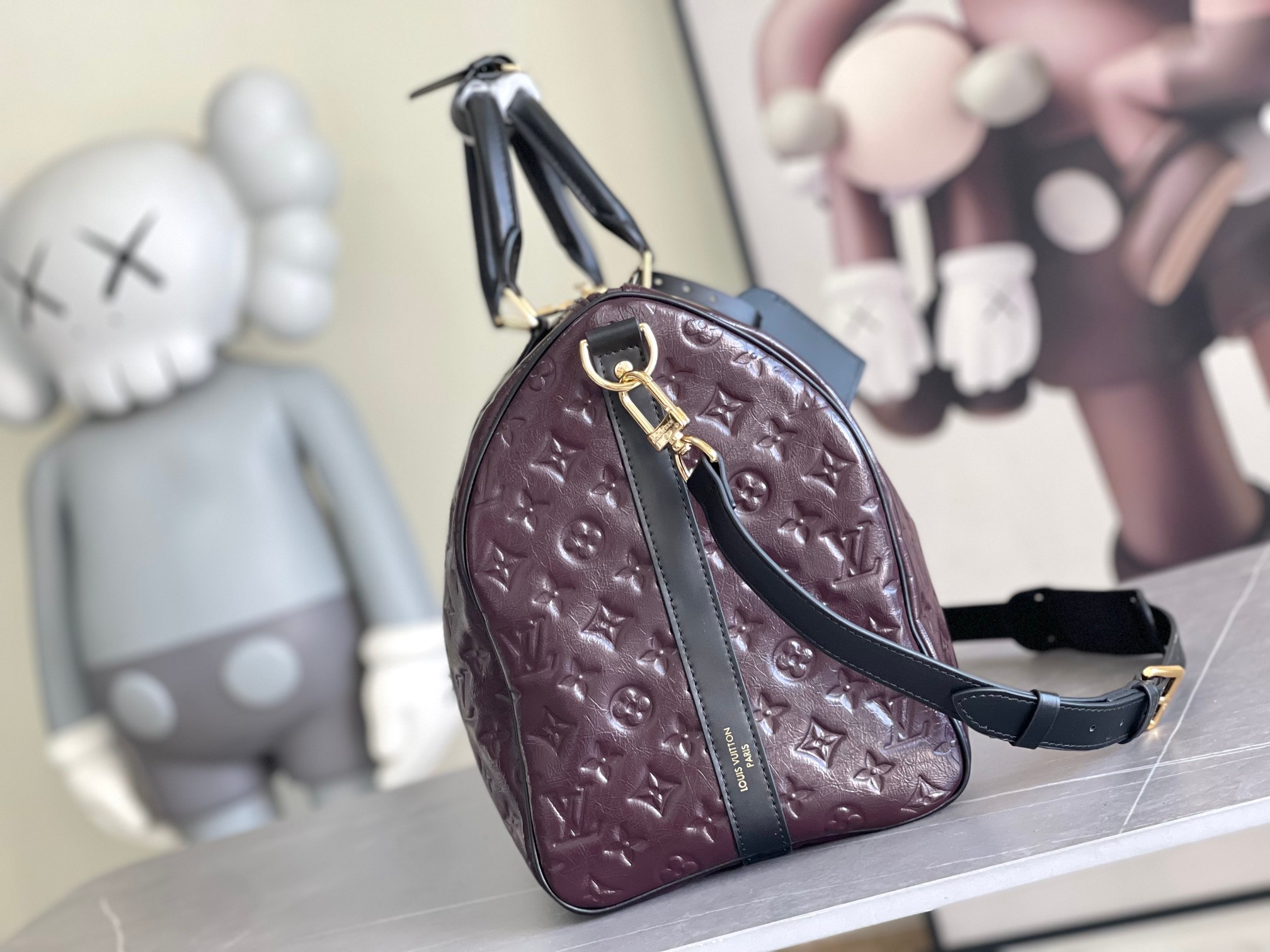 顶级原单 M26460 本款 Keepall Bandoulière 45 旅行袋为柔软 Monogra