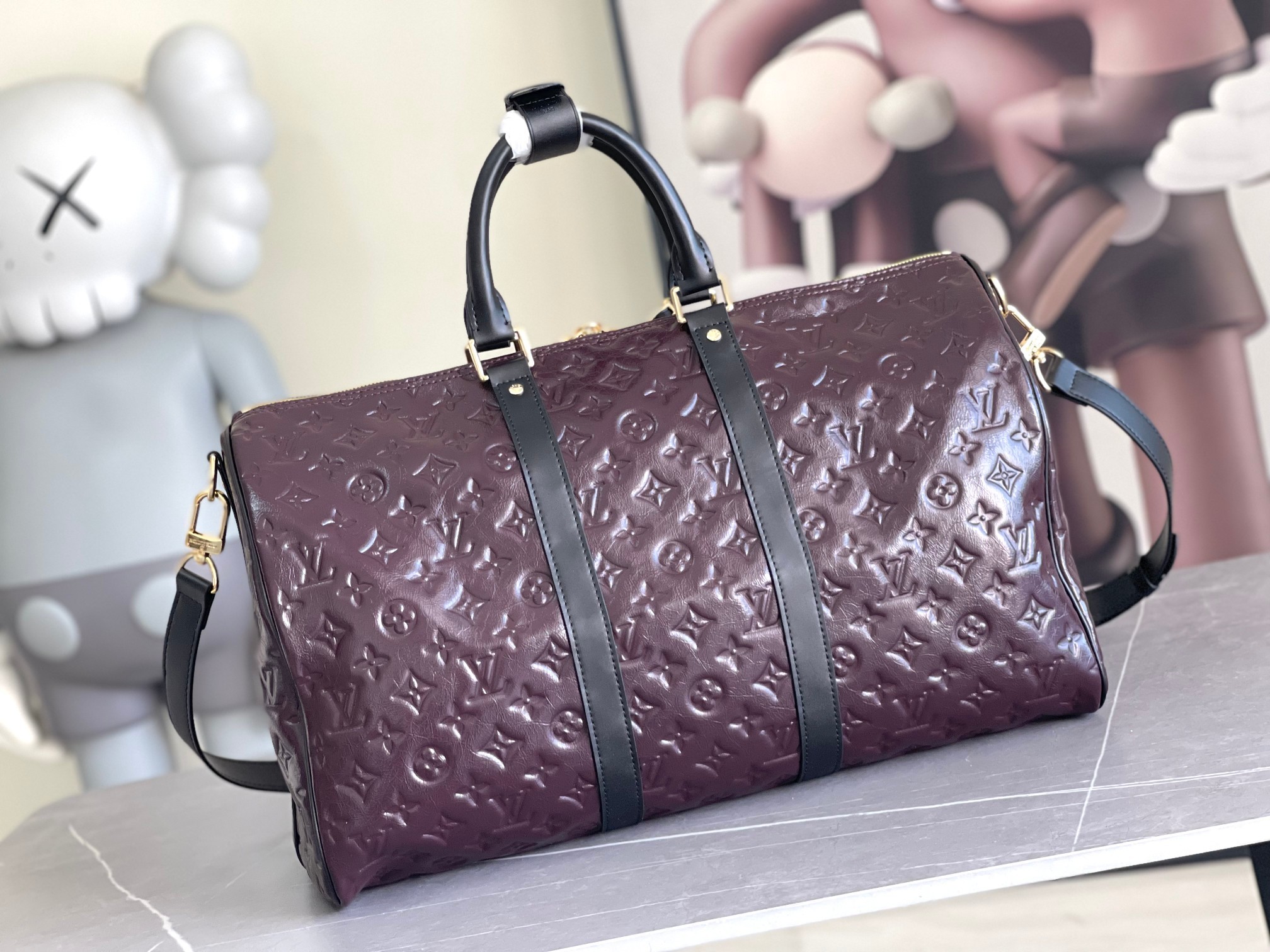 顶级原单 M26460 本款 Keepall Bandoulière 45 旅行袋为柔软 Monogra