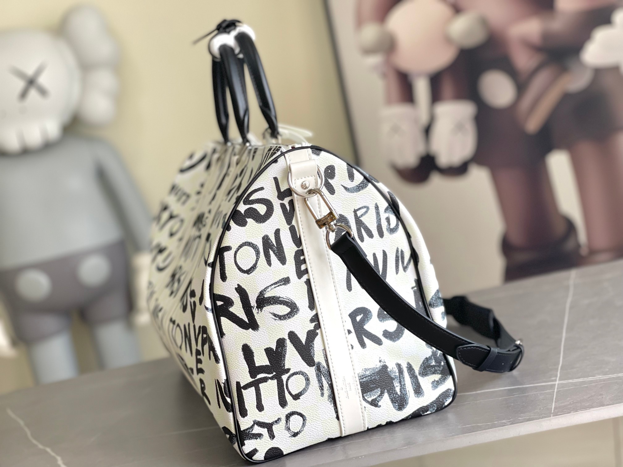 顶级原单 N40804 东京 163c01变码芯片本款 Keepall Bandoulière 50 旅