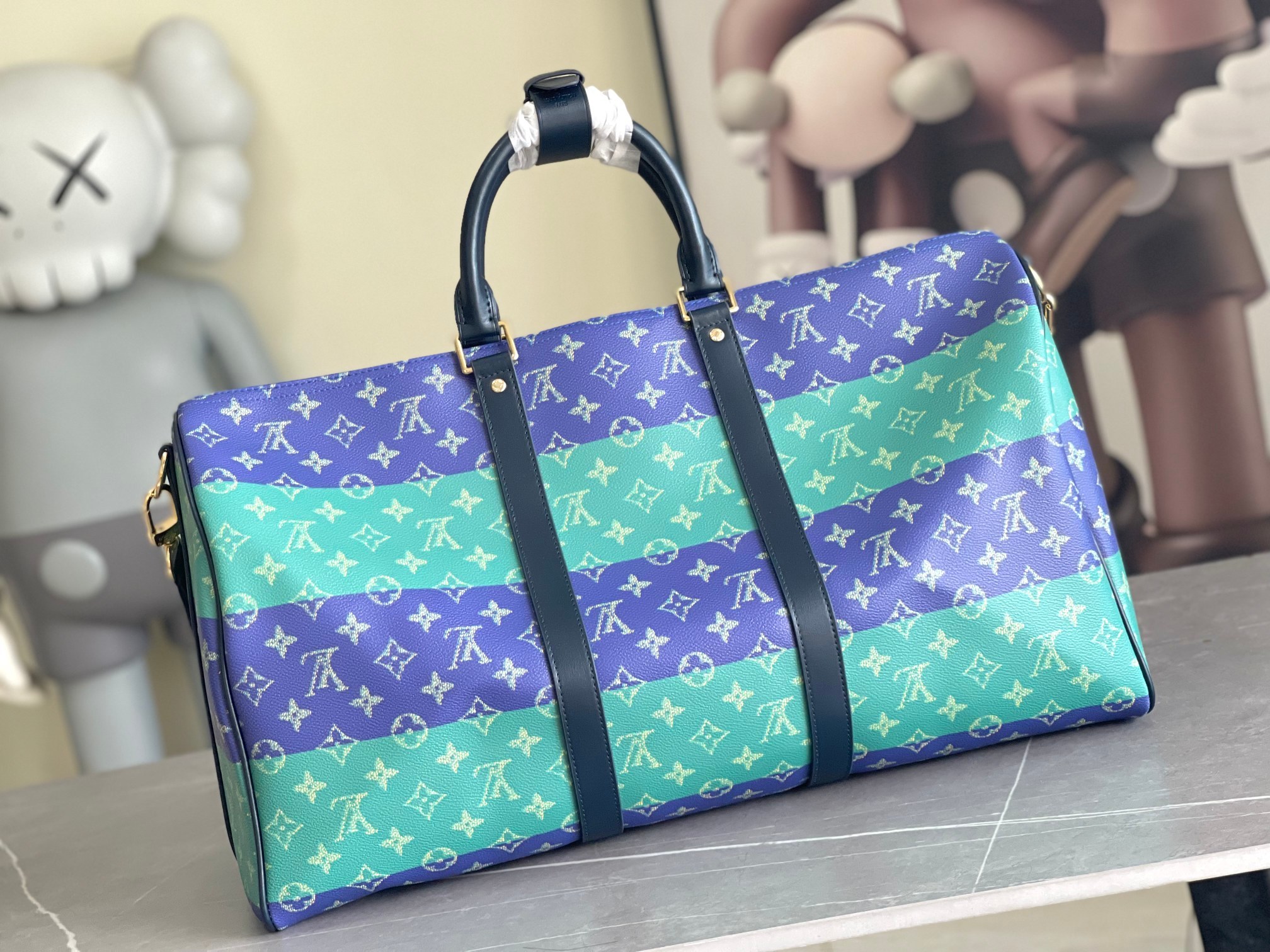 顶级原单 N25900 东京 163c01变码芯片本款 Keepall Bandoulière 50 旅