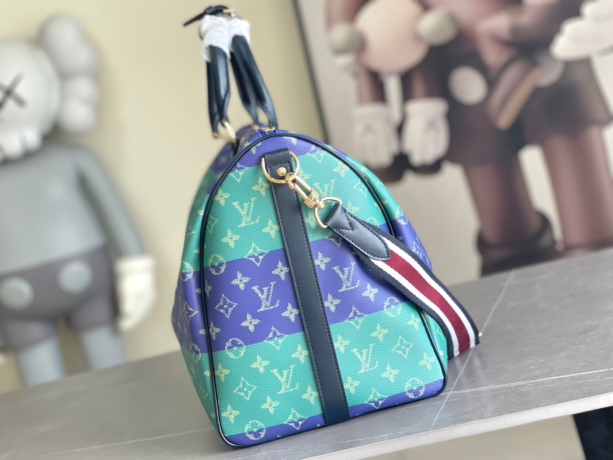 顶级原单 N25900 东京 163c01变码芯片本款 Keepall Bandoulière 50 旅