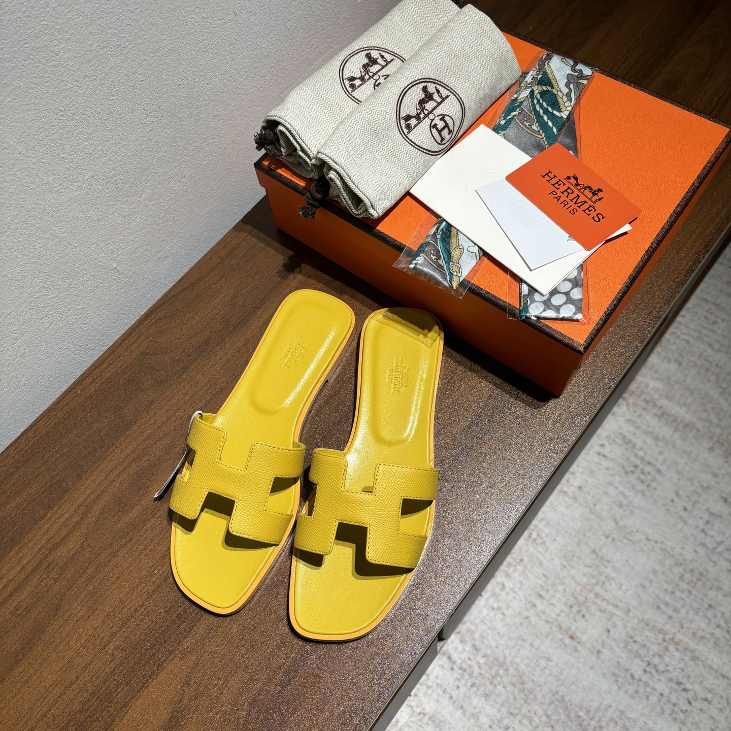 Hermès Oran Sandal: Epsom Leather H-Cutout, A Timeless Style Statement 4 i1742473491890 5377 0 2