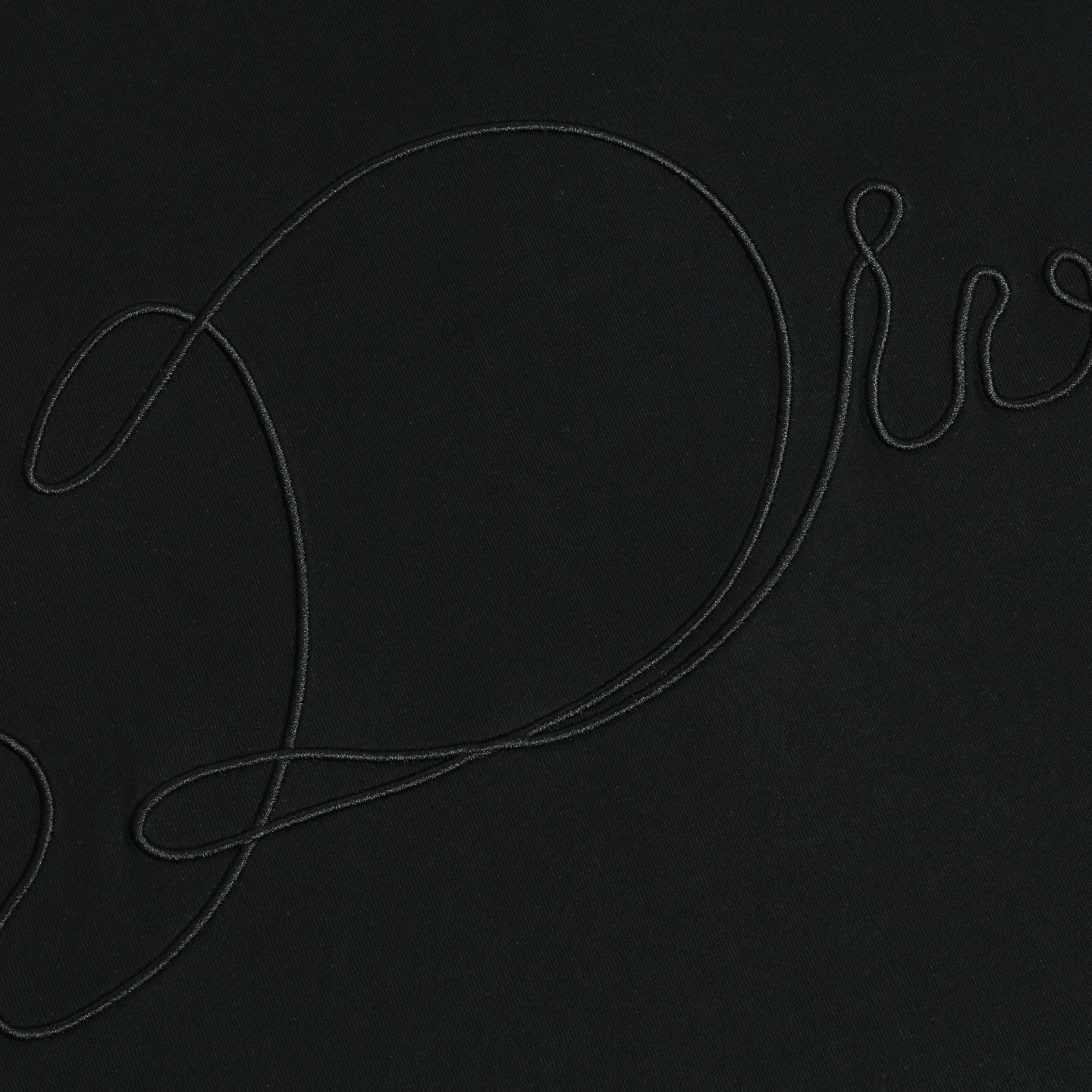 Dior 高端品质 Dior线条刺绣字母logo圆领短袖，高克重 洗水面料，洗水完280g重， 工艺，宽松版型