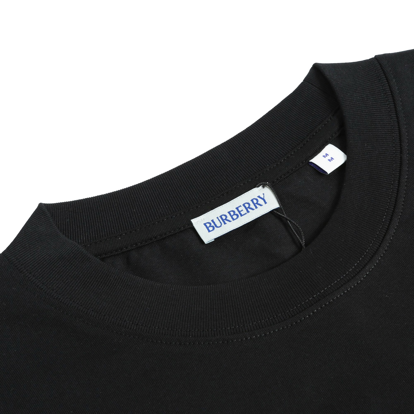 Burberry 高端品质 Burberry巴宝莉战马标刺绣字母logo圆领短袖，高克重 洗水面料，洗水完280g重， 工艺，宽松版型