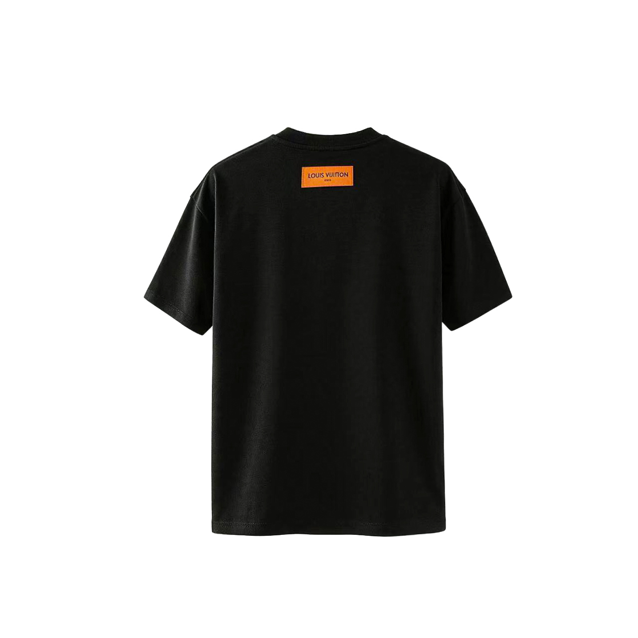 Louis Vuitton 高端品质 Lv彩色刺绣字母logo圆领短袖，高克重 洗水面料，洗水完280g重， 工艺，宽松版型
