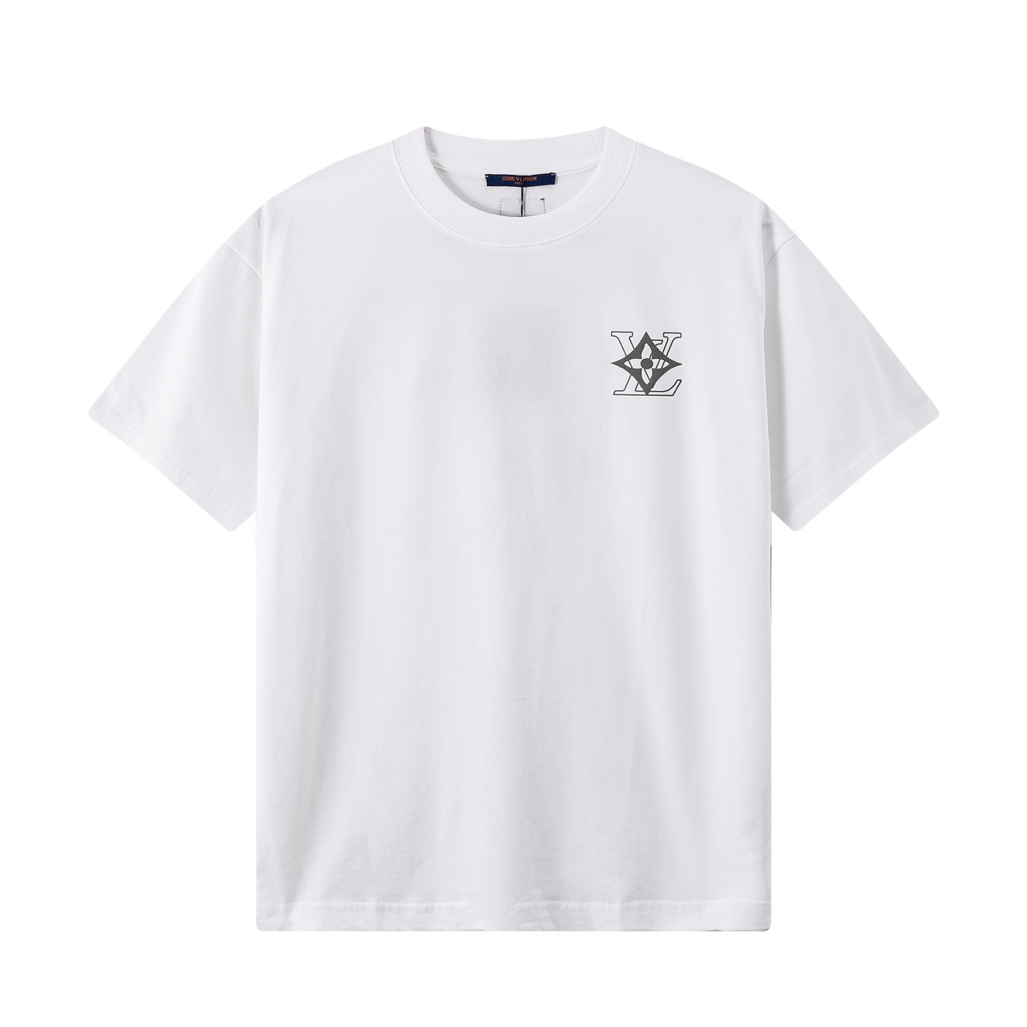 Louis Vuitton 高端品质 Lv发泡印花字母logo圆领短袖，高克重 洗水面料，洗水完280g重， 工艺，宽松版型