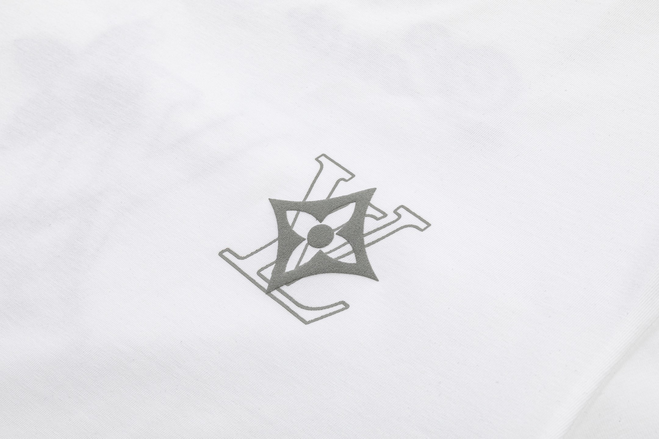Louis Vuitton 高端品质 Lv发泡印花字母logo圆领短袖，高克重 洗水面料，洗水完280g重， 工艺，宽松版型
