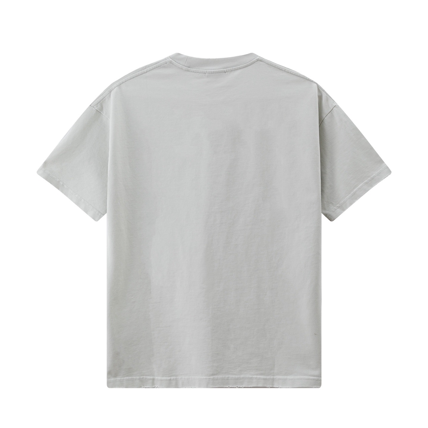Balenciaga 高端品质 Balenciaga巴黎世家印花字母logo圆领短袖 领口 袖口做破洞磨损工艺