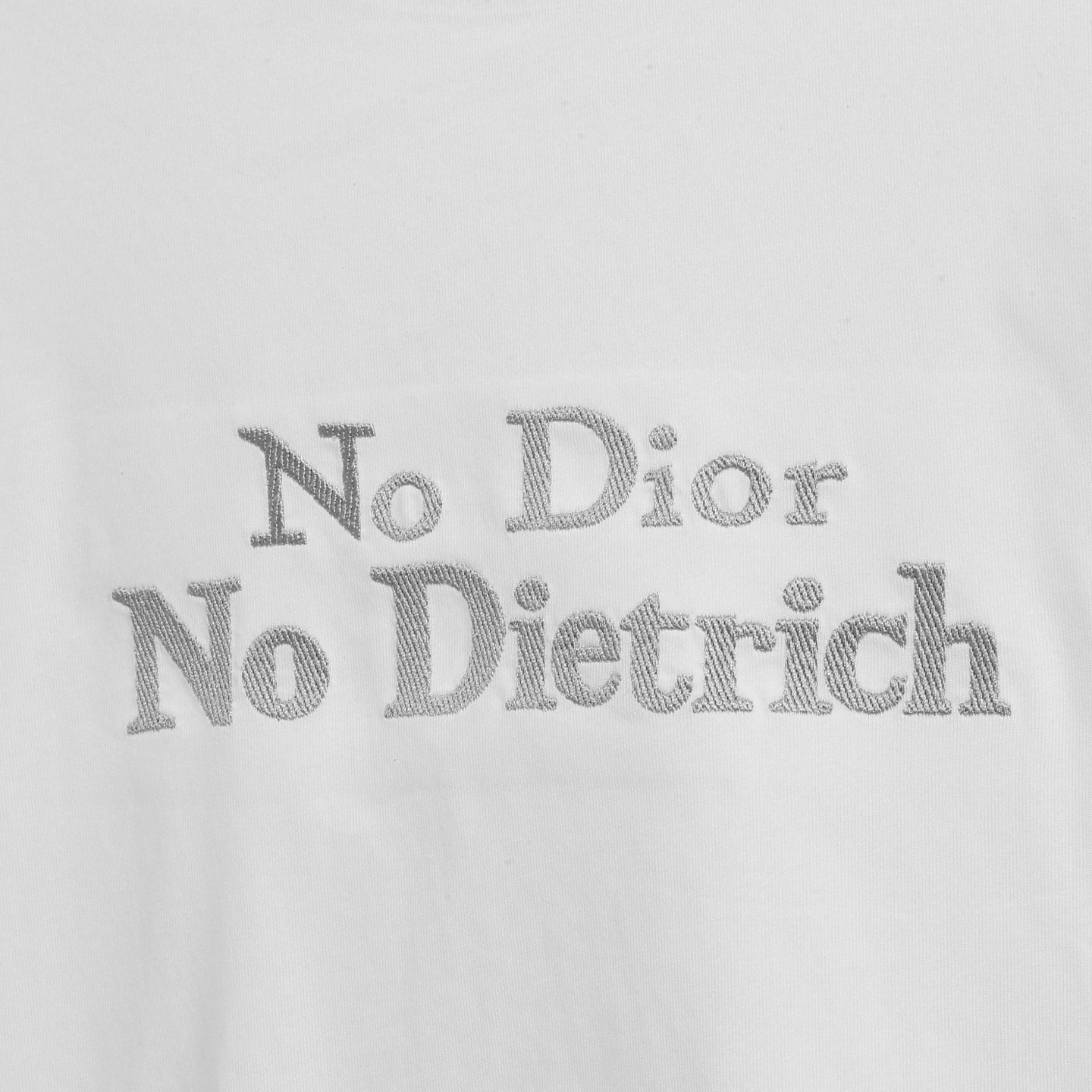 Dior 高端品质 Dior刺绣字母logo圆领短袖，高克重 洗水面料，洗水完280g重， 工艺，宽松版型