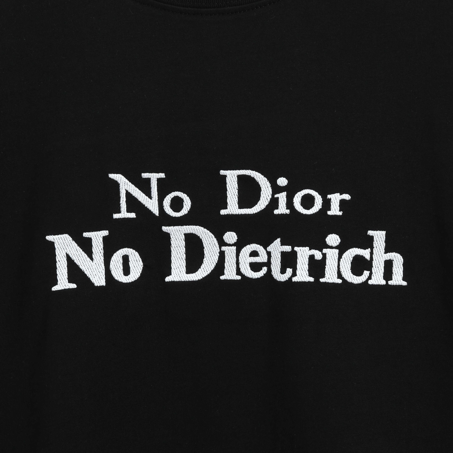 Dior 高端品质 Dior刺绣字母logo圆领短袖，高克重 洗水面料，洗水完280g重， 工艺，宽松版型