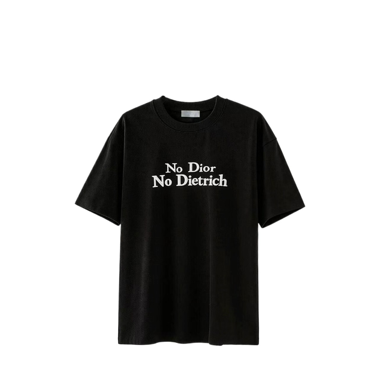 Dior 高端品质 Dior刺绣字母logo圆领短袖，高克重 洗水面料，洗水完280g重， 工艺，宽松版型