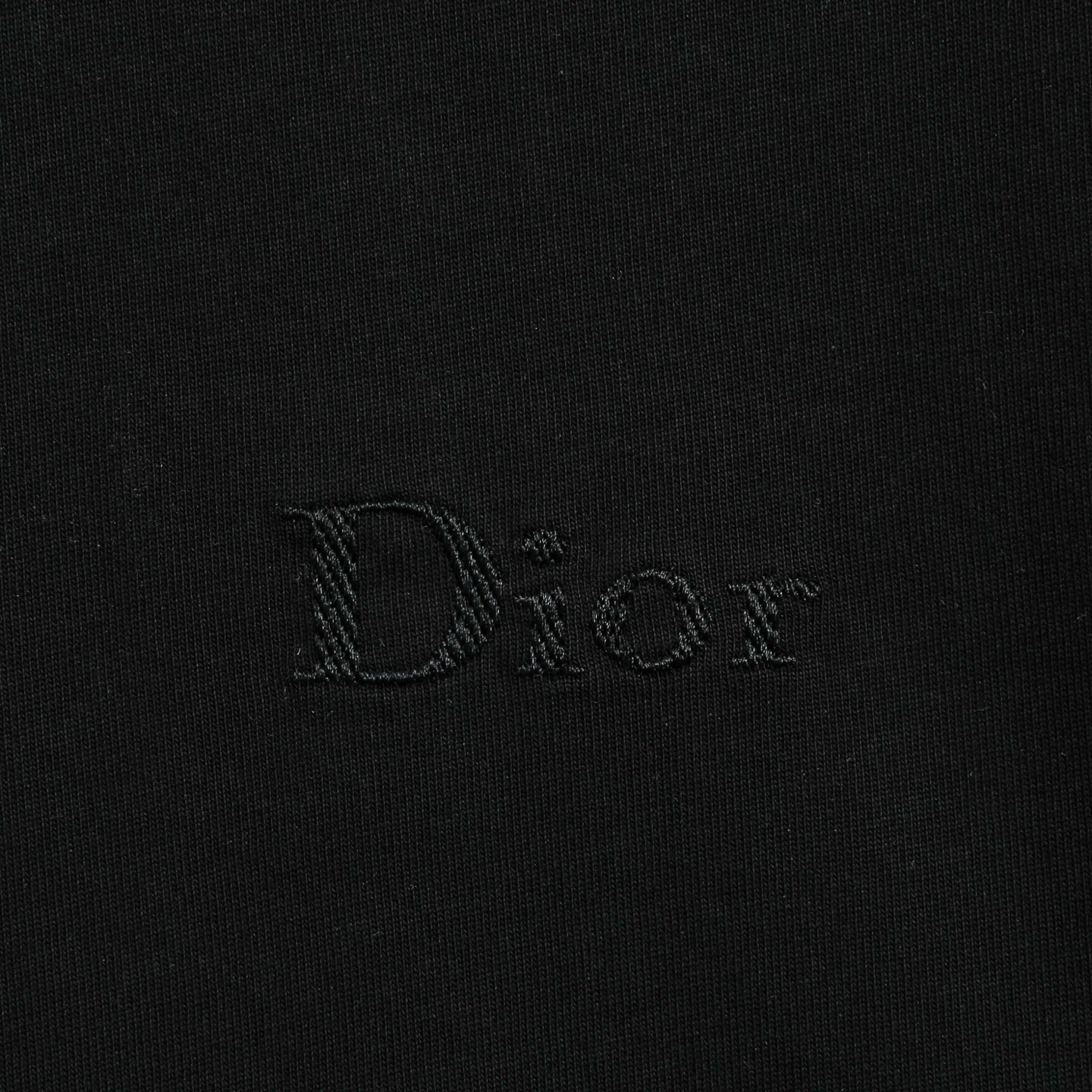 Dior 高端品质 Dior刺绣字母logo圆领短袖，高克重 洗水面料，洗水完280g重， 工艺，宽松版型
