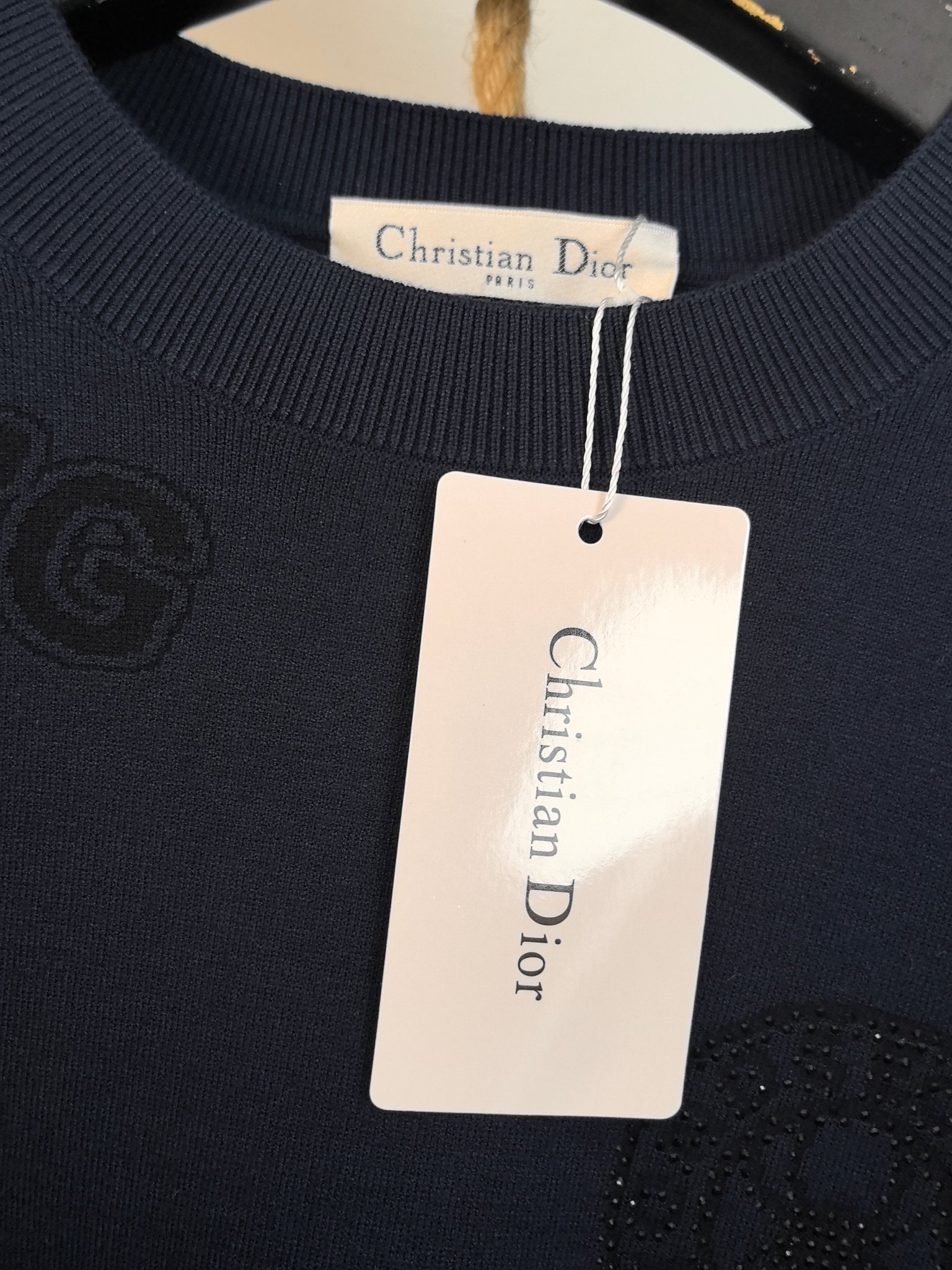 Dior Dior 迪奥 2025新品针织圆领毛衣 科技羊毛混纺面料 柔软舒适 上身舒适透气