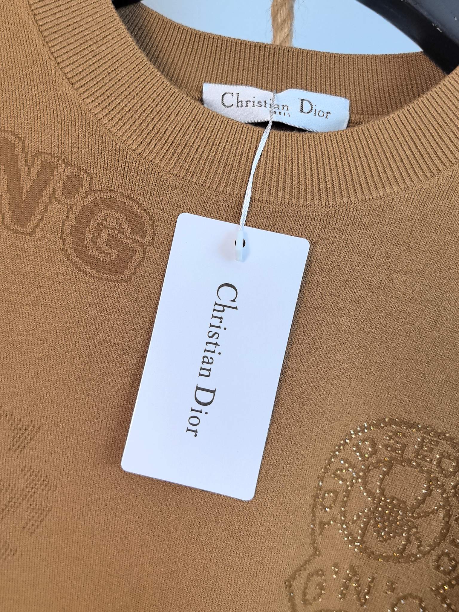 Dior Dior 迪奥 2025新品针织圆领毛衣 科技羊毛混纺面料 柔软舒适 上身舒适透气