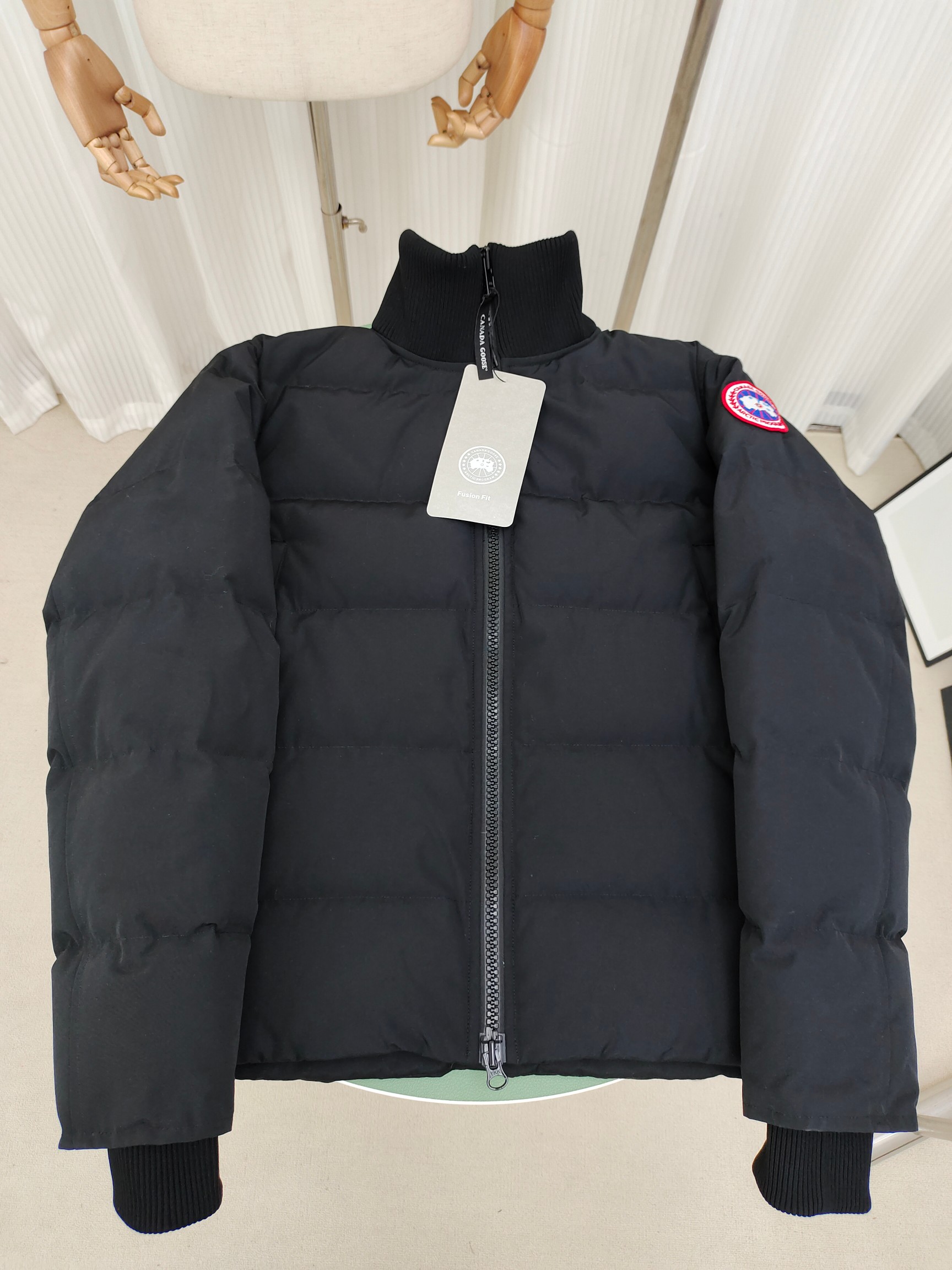 Canada Goose Vêtements Veste En Duvet Noir Gris Pierre Hommes Collection automne – hiver